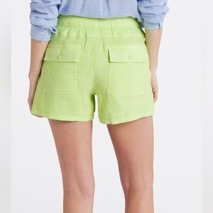 Kut from the Kloth Christina Smocked Band Linen Shorts